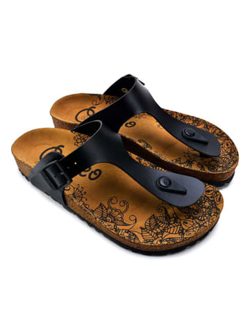 Calceo Teenslippers zwart