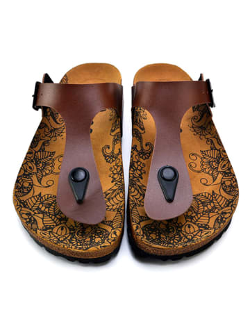 Calceo Teenslippers bruin