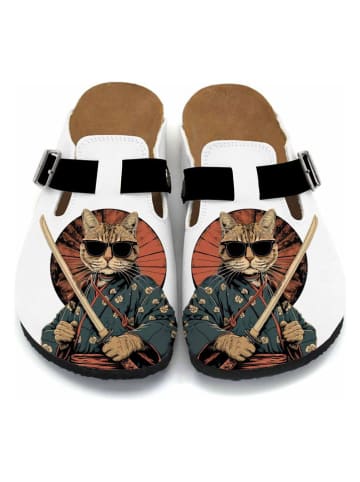 Calceo Clogs in Weiß