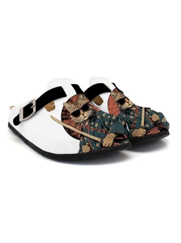 Calceo Clogs in Weiß