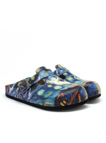 Calceo Clogs donkerblauw