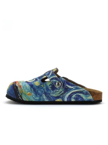 Calceo Clogs donkerblauw