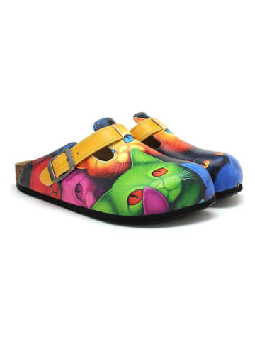 Calceo Clogs meerkleurig