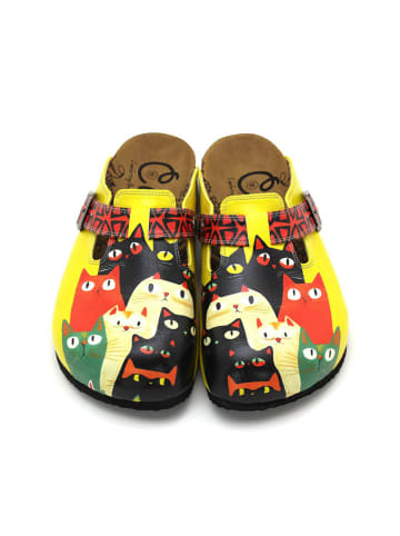 Calceo Clogs in Gelb