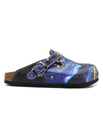 Calceo Clogs donkerblauw