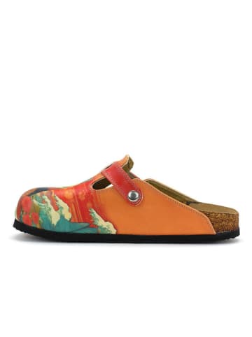 Calceo Clogs oranje