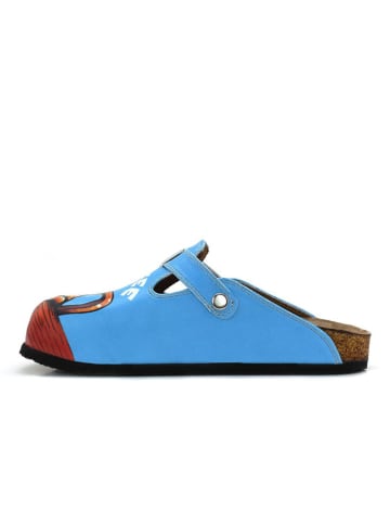 Calceo Clogs lichtblauw