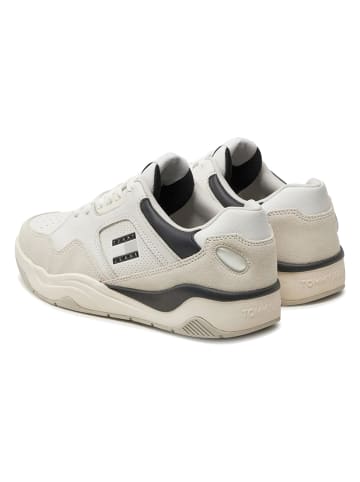 Tommy Hilfiger Shoes Leren sneakers wit/crème
