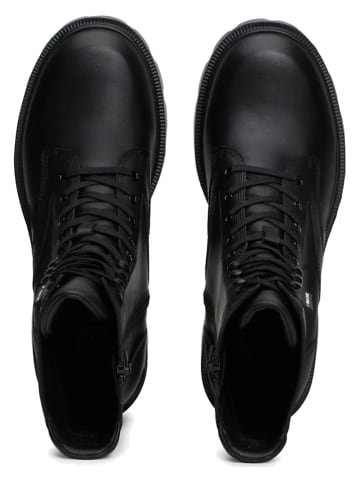 Tommy Hilfiger Shoes Leren boots zwart