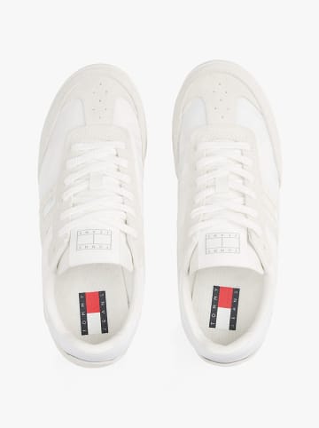 Tommy Hilfiger Shoes Leder-Sneakers in Creme/ Weiß
