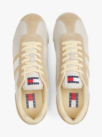 Tommy Hilfiger Shoes Skórzane sneakersy w kolorze beżowo-kremowym