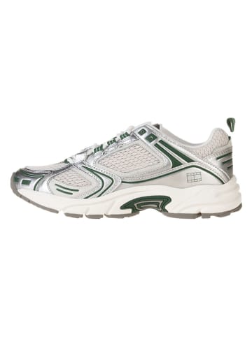 Tommy Hilfiger Shoes Sneakersy "ARCHIVE'97" w kolorze srebrno-zielonym