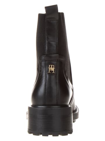 Tommy Hilfiger Shoes Leren chelseaboots zwart