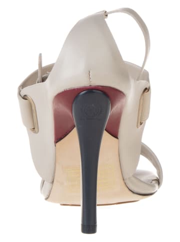 Tommy Hilfiger Shoes Leder-Sandaletten in Weiß