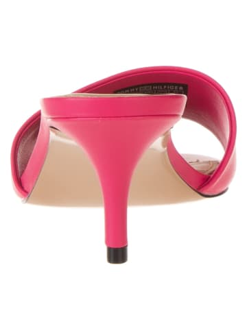 Tommy Hilfiger Shoes Leren slippers roze
