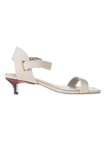 Tommy Hilfiger Shoes Skórzane sandały w kolorze białym