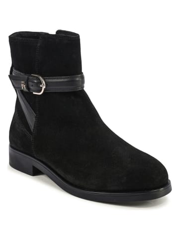 Tommy Hilfiger Shoes Leren boots zwart