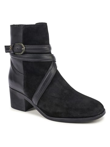 Tommy Hilfiger Shoes Leder-Boots in Schwarz