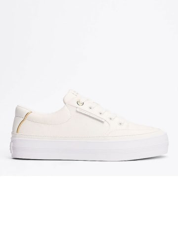 Tommy Hilfiger Shoes Leder-Sneakers in Creme