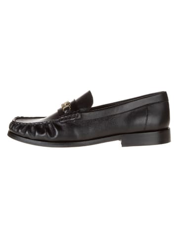 Tommy Hilfiger Shoes Leder-Mokassins in Schwarz
