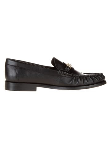 Tommy Hilfiger Shoes Leder-Mokassins in Schwarz