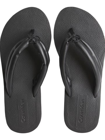 Calvin Klein Zehentrenner in Schwarz