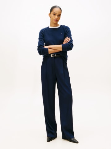 Tommy Hilfiger Wollen trui donkerblauw