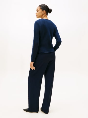 Tommy Hilfiger Wełniany sweter w kolorze granatowym