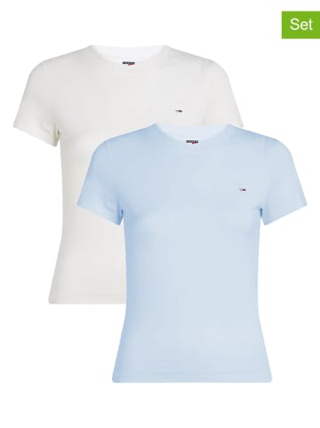 Tommy Hilfiger 2-delige set: shirts crème/ lichtblauw
