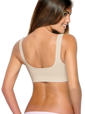 Controlbody Top w kolorze beżowym