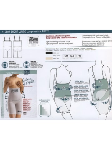 Controlbody Body modelujące w kolorze beżowym