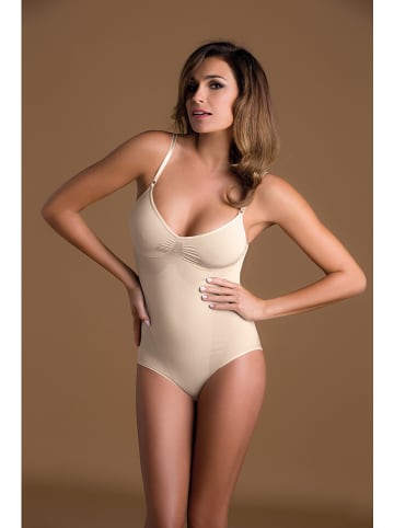 Controlbody Body modelujące w kolorze beżowym