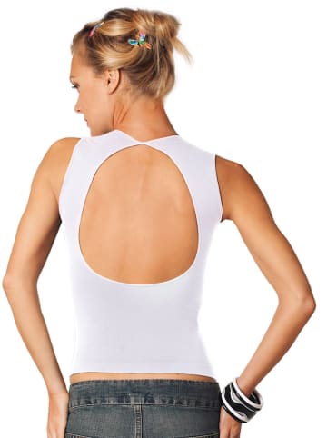 Intimidea Top w kolorze białym