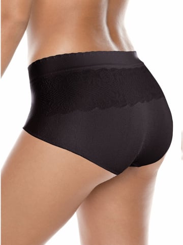 Intimidea Pełne figi high waist w kolorze czarnym