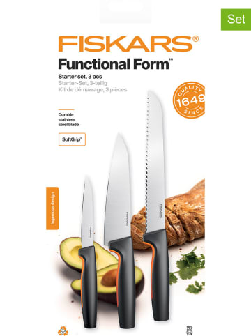 Fiskars 2-częściowy zestaw startowy "Functional Form" w kolorze czarnym