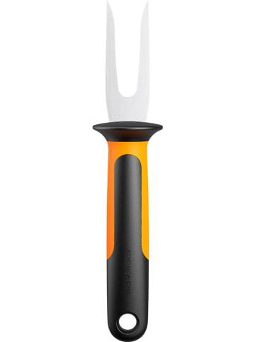 Fiskars Widelec w kolorze czarno-pomarańczowym do filetów rybnych - wys. 26 cm