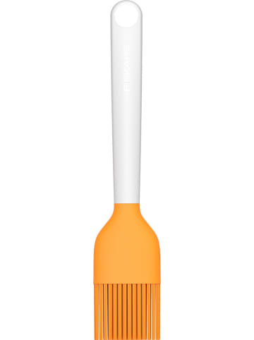 Fiskars Silikonpinsel "Functional Form" in Weiß/ Orange - (H)19 cm