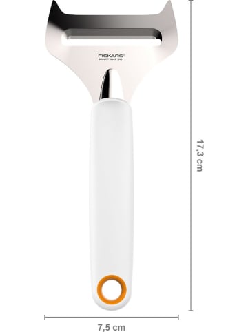 Fiskars Krajalnica "Functional Form" w kolorze białym do miękkiego sera - wys. 17,3 cm