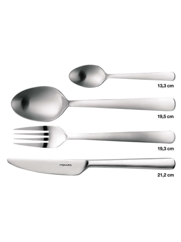 Fiskars 16tlg. Besteck-Set in Silber