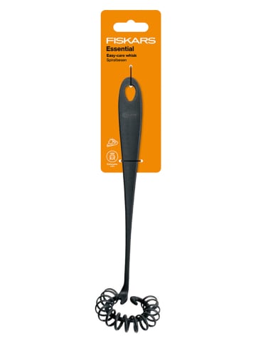 Fiskars Schneebesen "Essential" in Schwarz - (L)27 cm