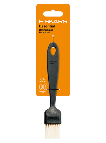 Fiskars Backpinsel "Essential" in Schwarz - (L)20 cm
