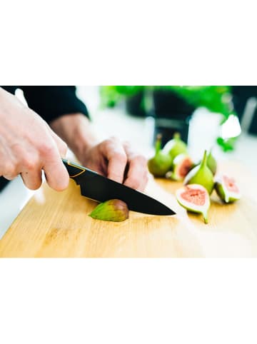 Fiskars Deba-Messer "Edge" in Schwarz - (H)24 cm
