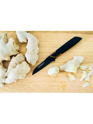 Fiskars Schälmesser "Edge" in Schwarz - (H)20 cm