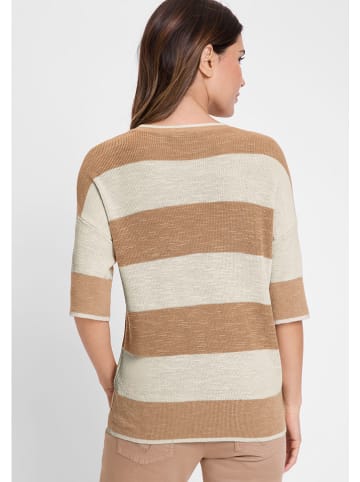 Olsen Sweter w kolorze jasnobrązowo-beżowym