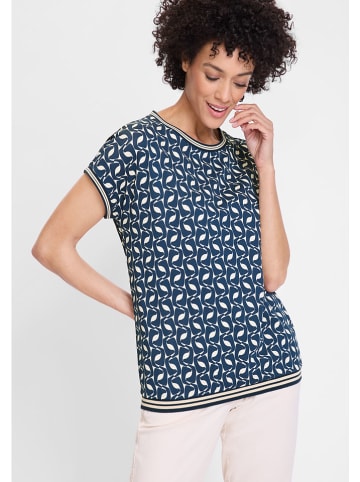 Olsen Bluzka w kolorze granatowo-białym