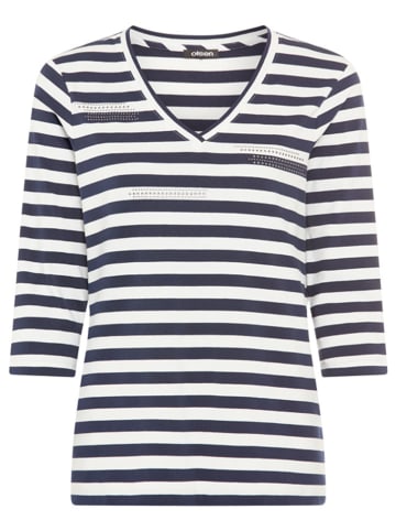 Olsen Koszulka w kolorze biało-granatowym