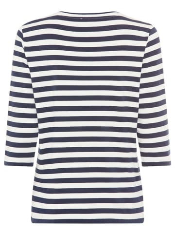 Olsen Koszulka w kolorze biało-granatowym