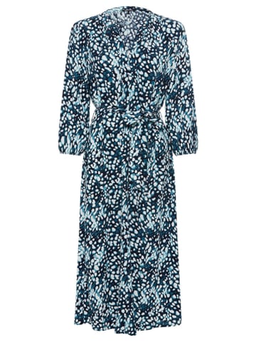 Olsen Jurk zwart/blauw