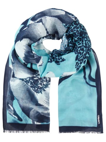 Olsen Schal in Türkis - (L)195 cm