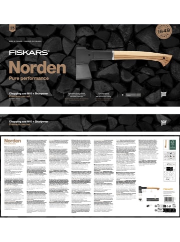 Fiskars Universele bijl beige/zwart